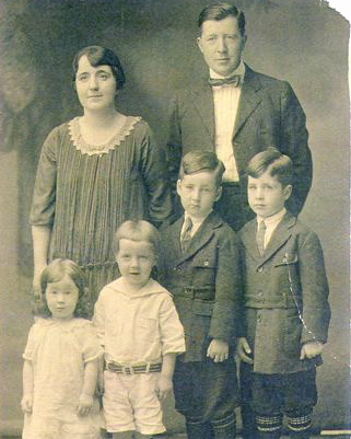 My grandmother, Anna McKitrick Calla (bottom, left). She is about one year old in this picture. Her father, Joseph McKittrick traveled by himself from Ireland when he was 16 years old.