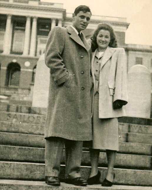 My grandparents met and married in six months. This is them on their honeymoon in Boston.